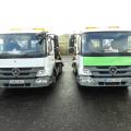 Mercedes 1018 2 car transporter